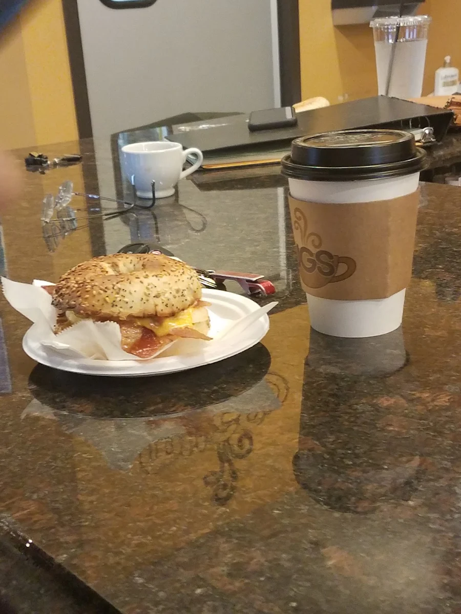Bacon Egg & Cheese on a Bagel