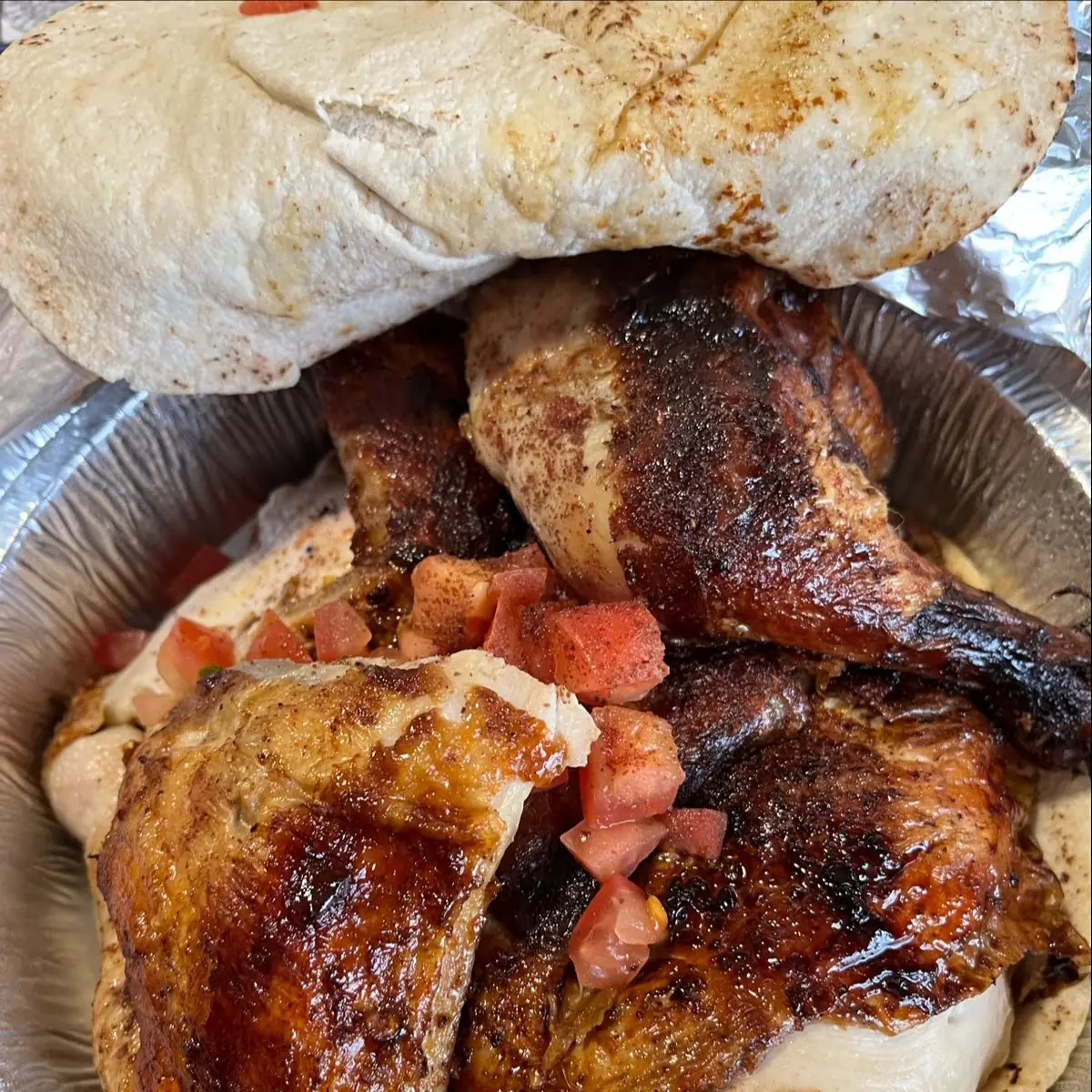 Whole Chicken Salad and Rice Sides