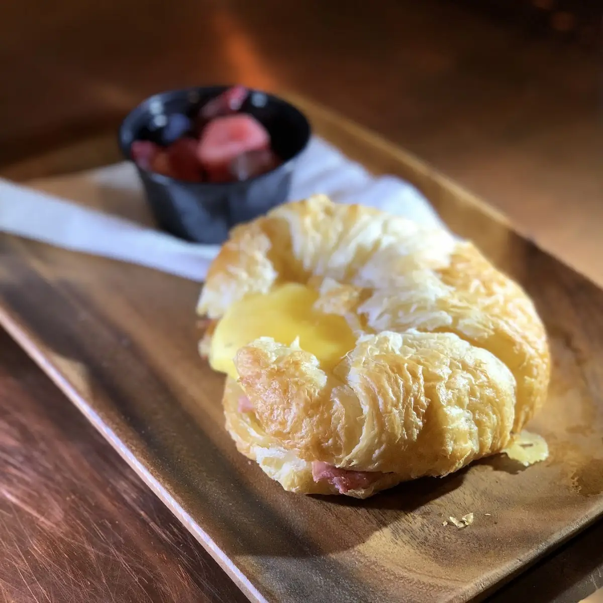 Crossiant Egg Sandwich