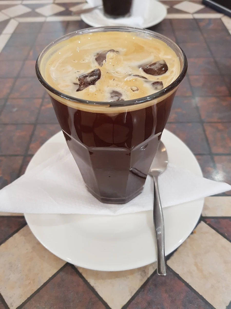 Iced Long Black, Purple Haze Espresso Bar