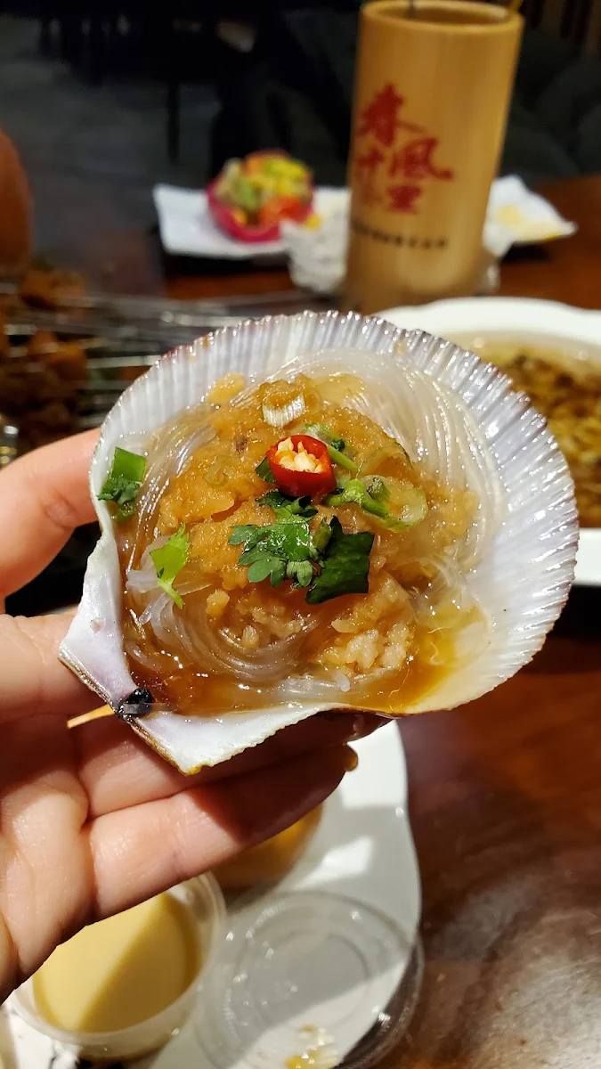 Scallops with Garlic Sauce