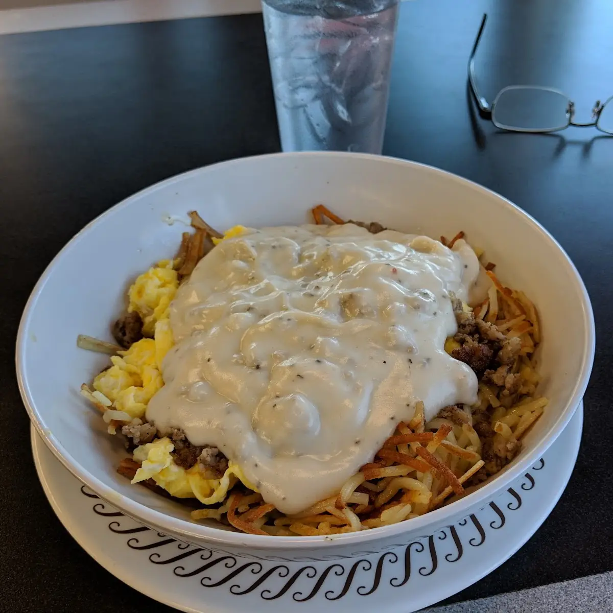 Hash Brown Bowl with Gravy