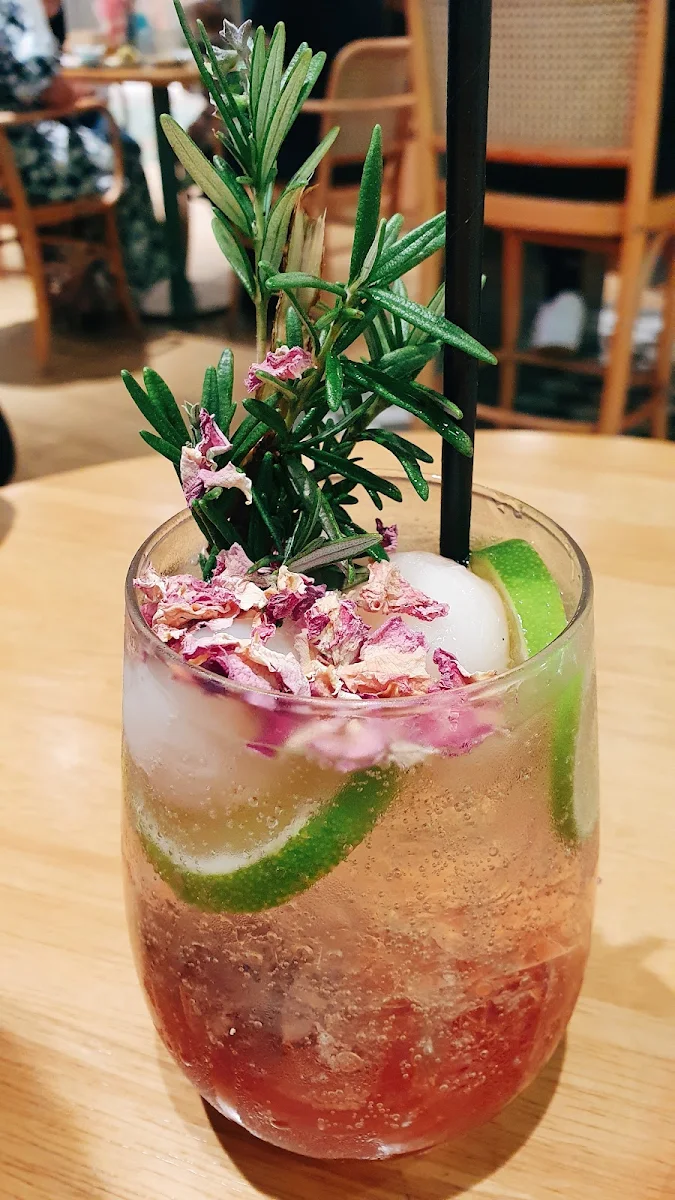 Pink Lemonade Lychee & Rose Tea, Urban Jungle Cafe