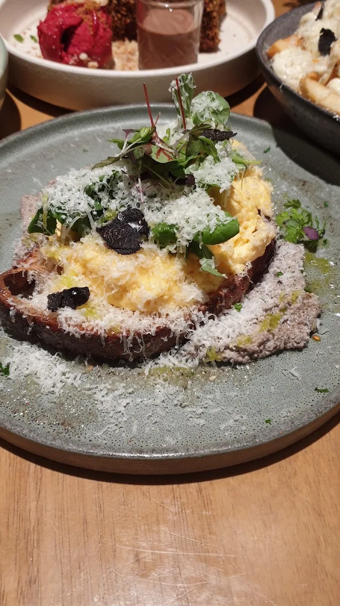 Truffle Scrambled Eggs, Urban Jungle Cafe