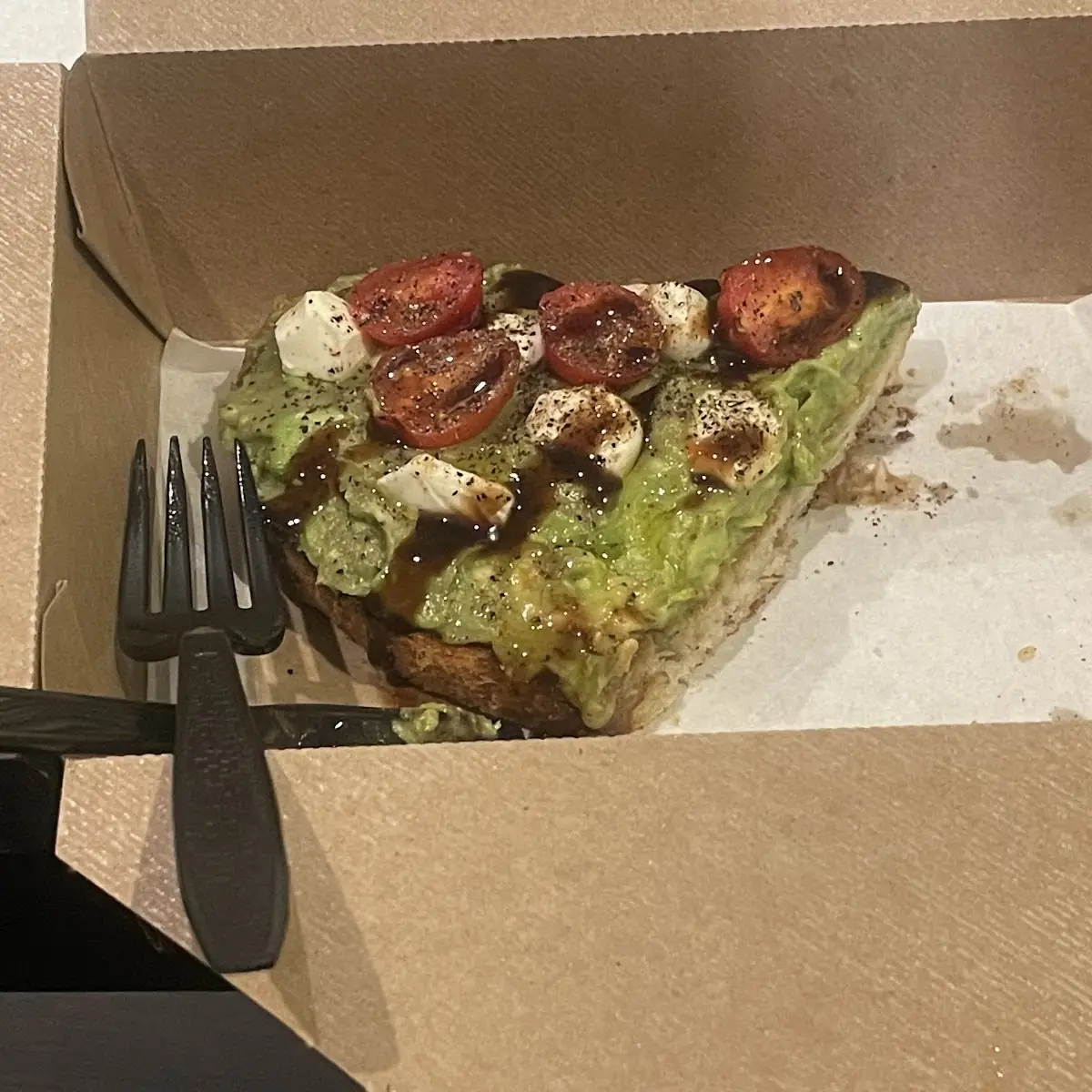 Caprese Smashed Avocado Toast