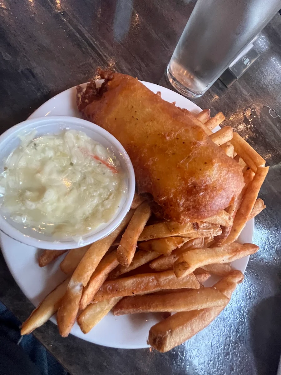 Fish and Chips, Red Canoe Restaurant