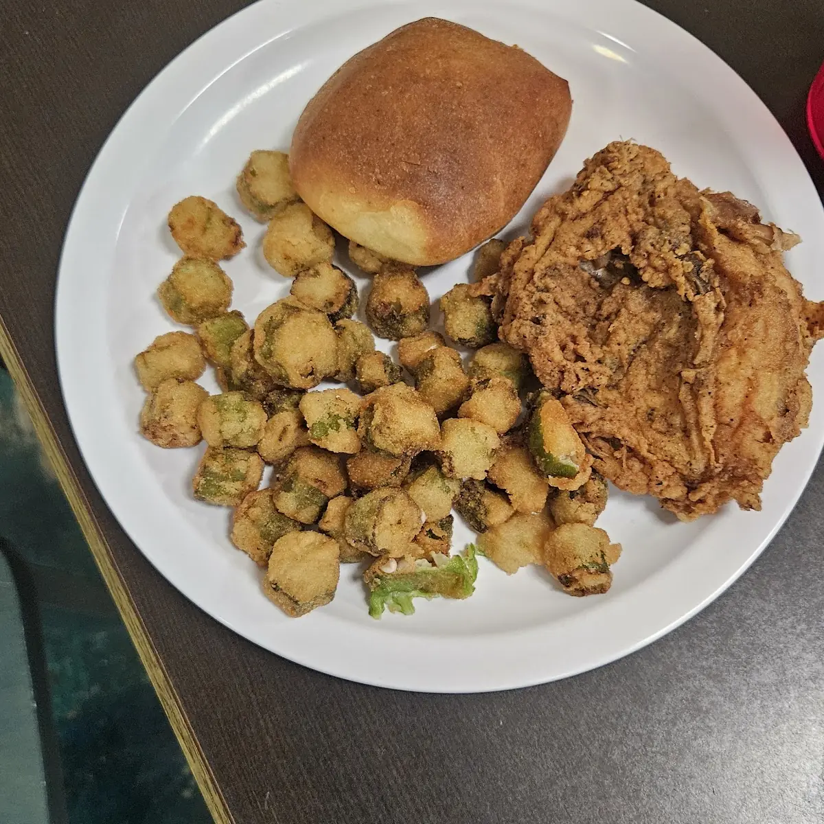 Fried Chicken and Okra