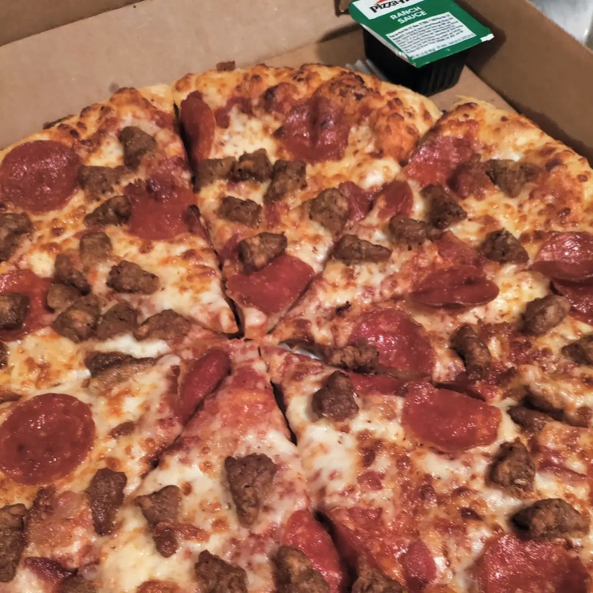 Large Two Meat Pizza