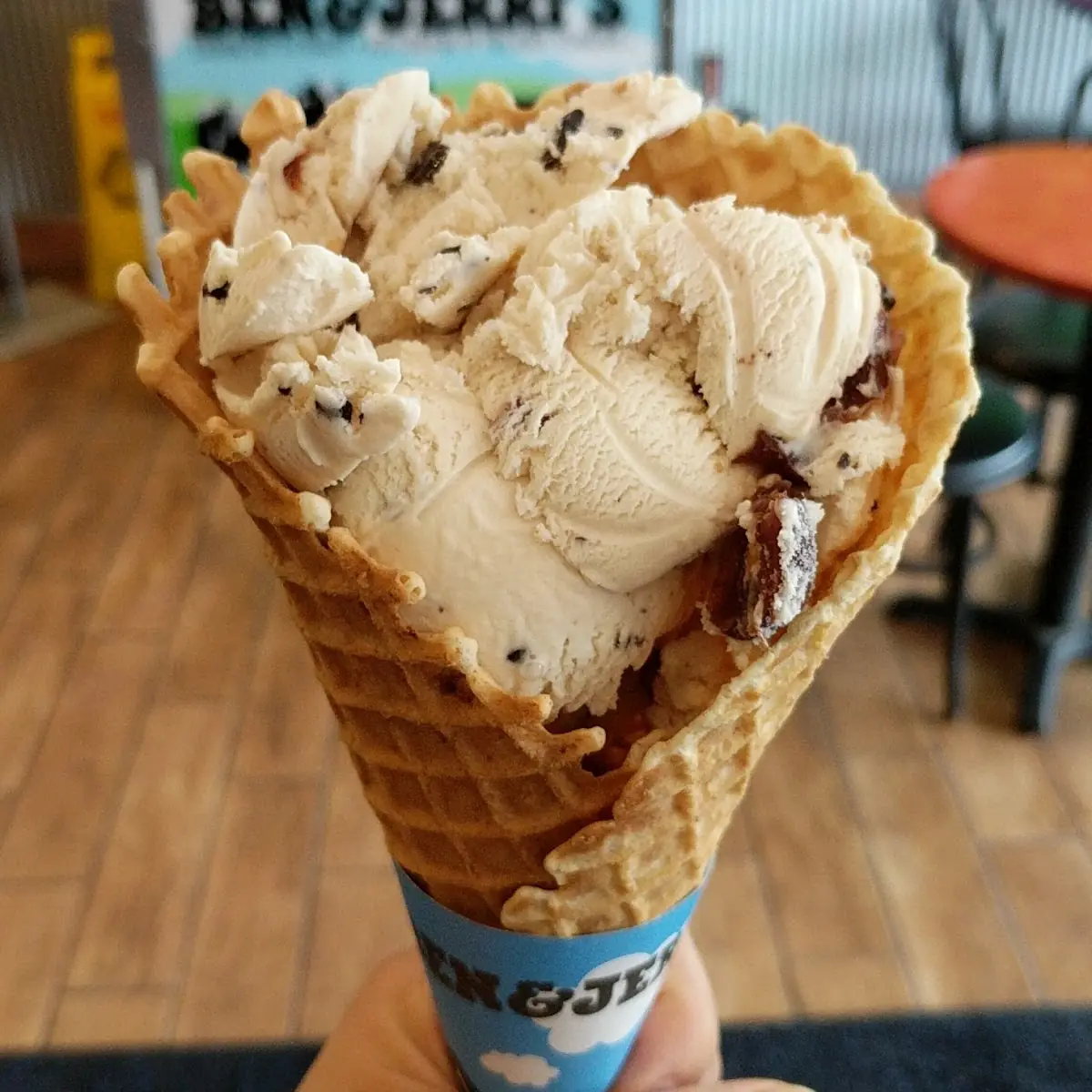 Cherry Garcia in a Waffle Cone
