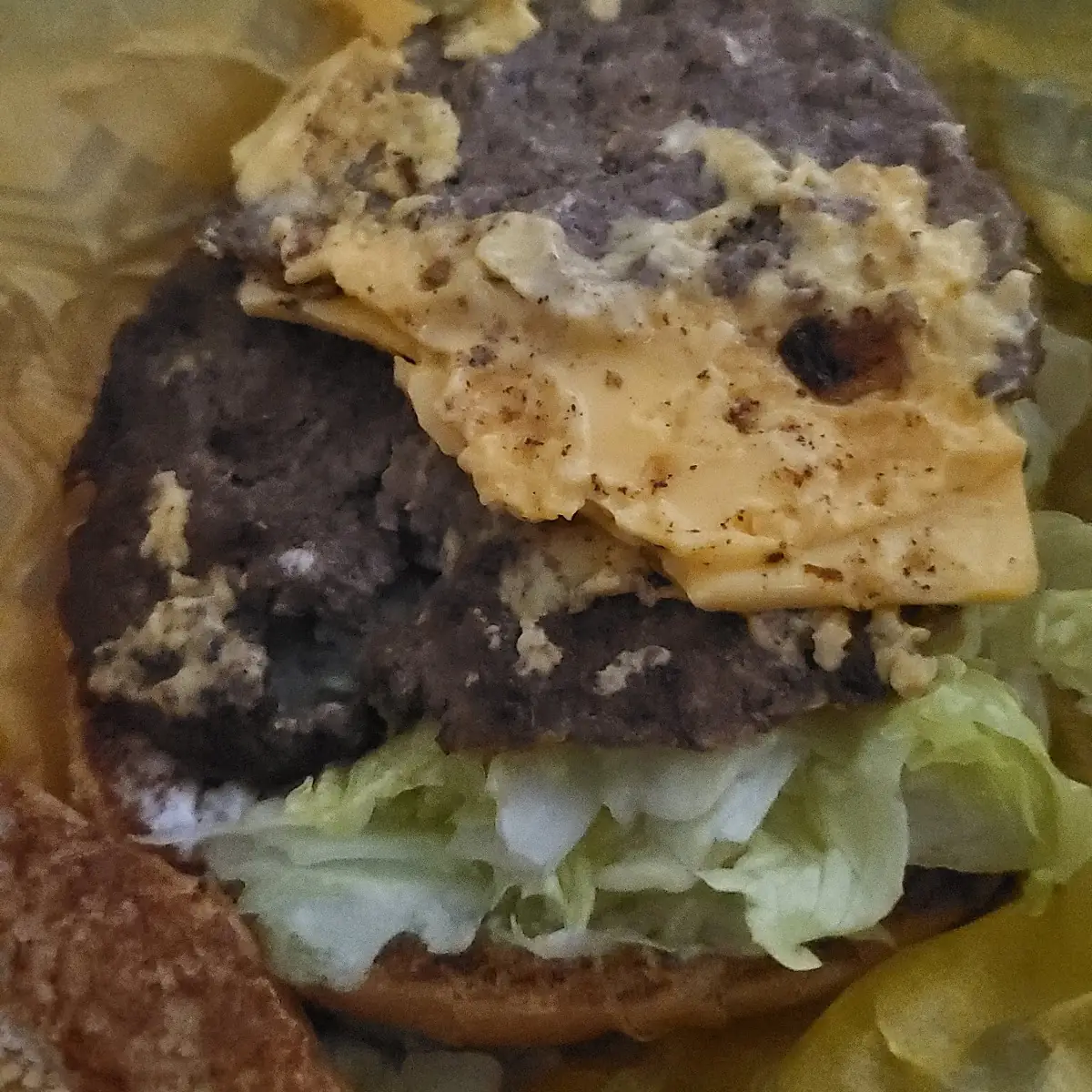 Double Cheeseburger with One Meat