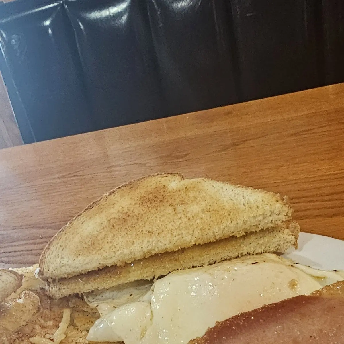 Burger Ham and Eggs