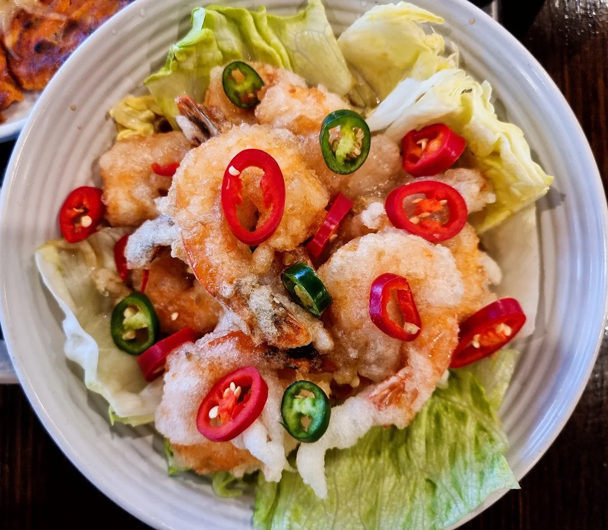 Chilli Prawns, Geonbae Korean BBQ & Buffet- Hastings