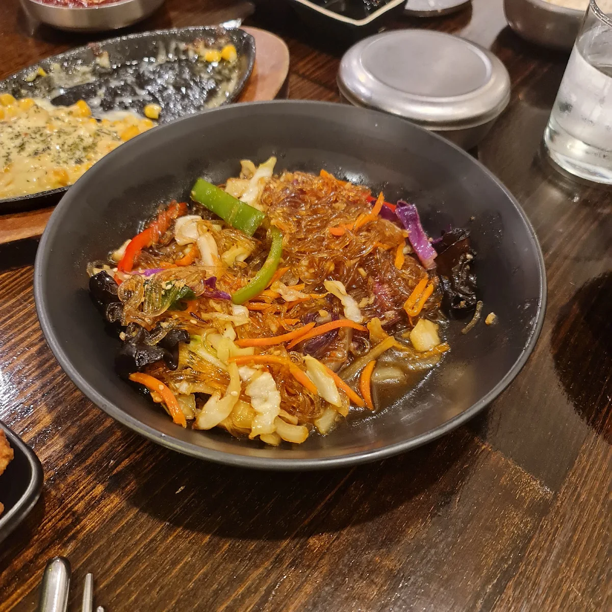 Japchae, Geonbae Korean BBQ & Buffet- Hastings