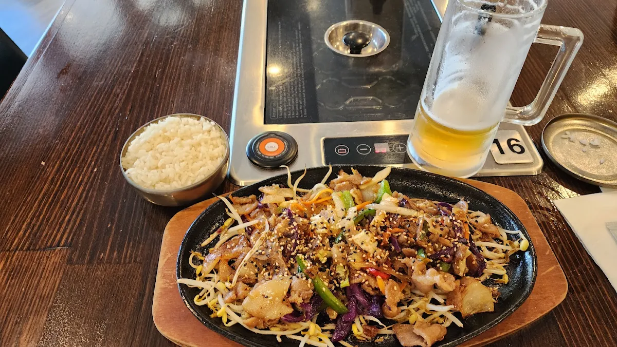Pork Bulgogi, Geonbae Korean BBQ & Buffet- Hastings