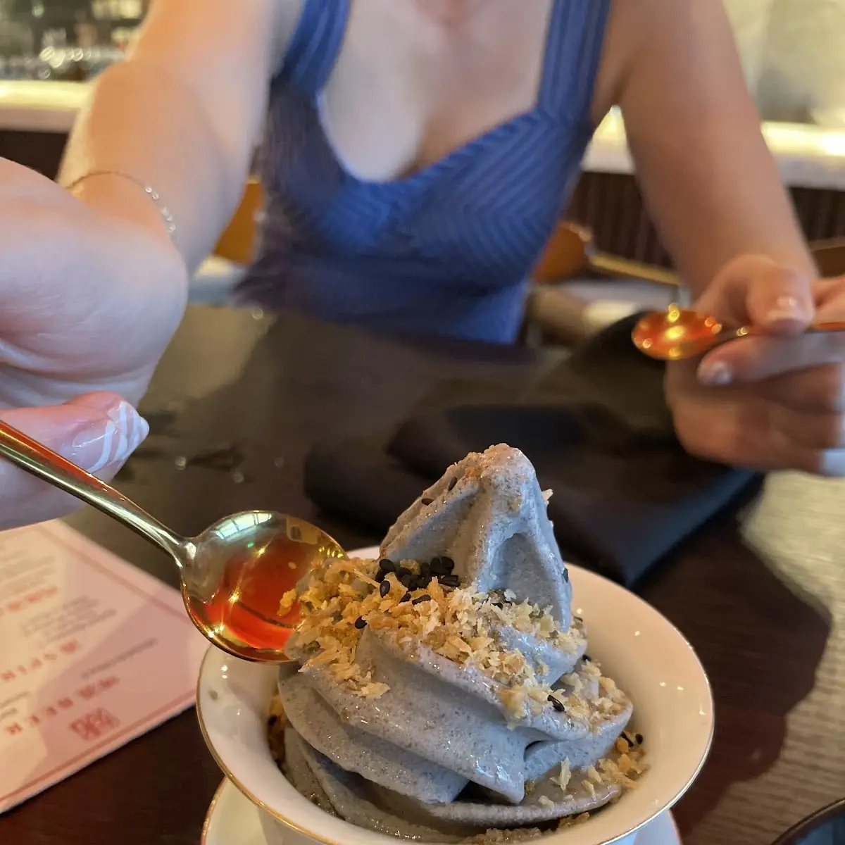 Black Sesame Soft Serve