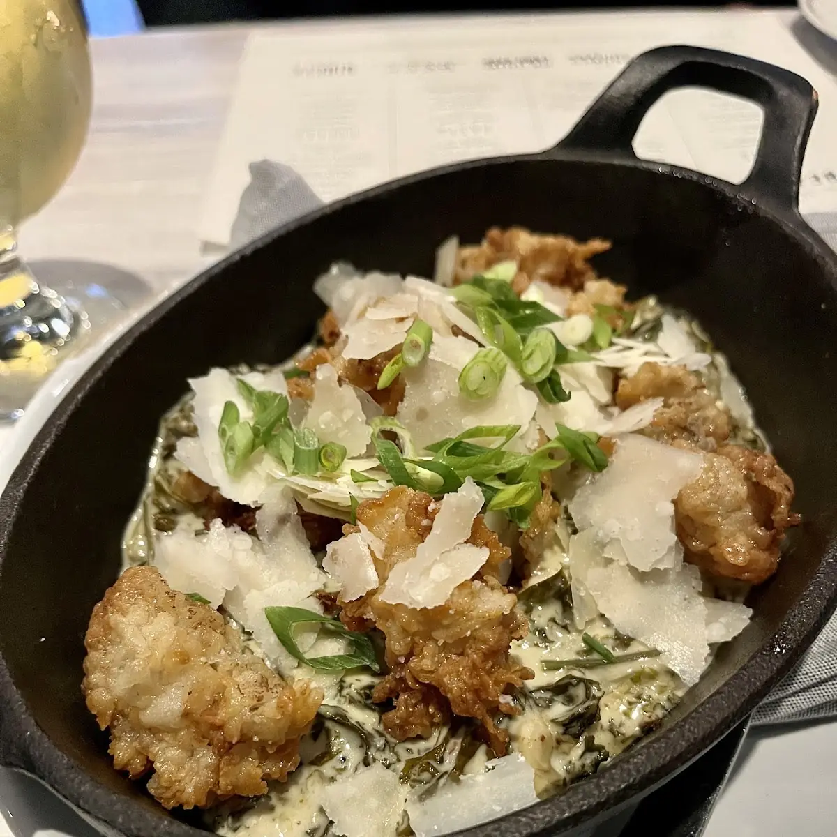 Fried Oysters Rockefeller