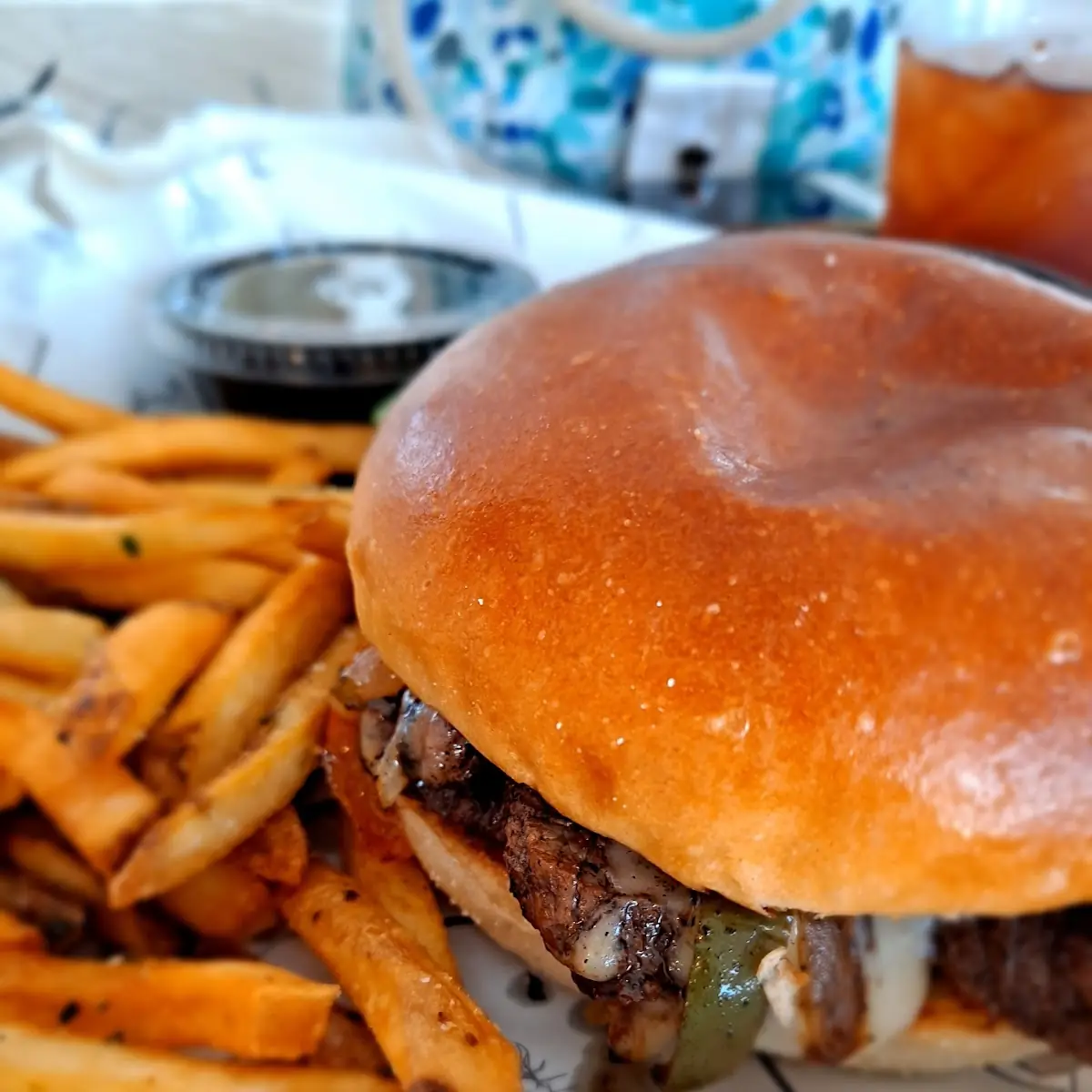Chimichurri Cheese Steak on Roll
