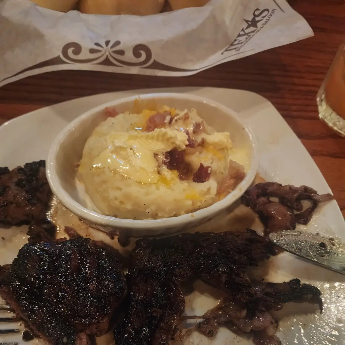 Sirloin Steak and Mashed Potatoes