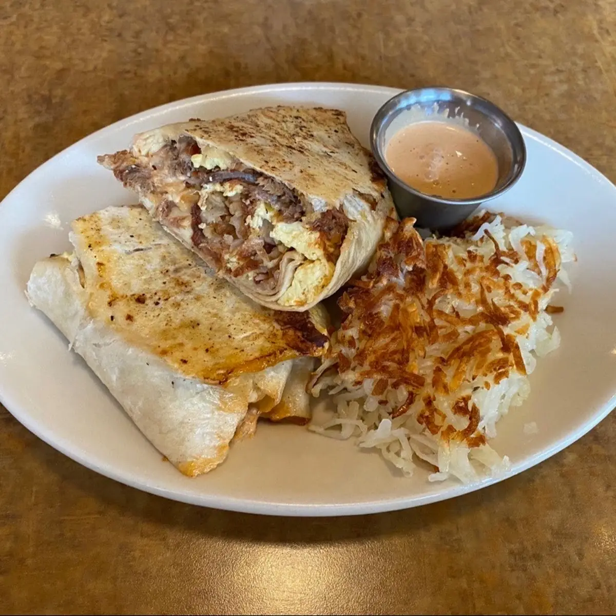 Pulled Pork Breakfast Burrito