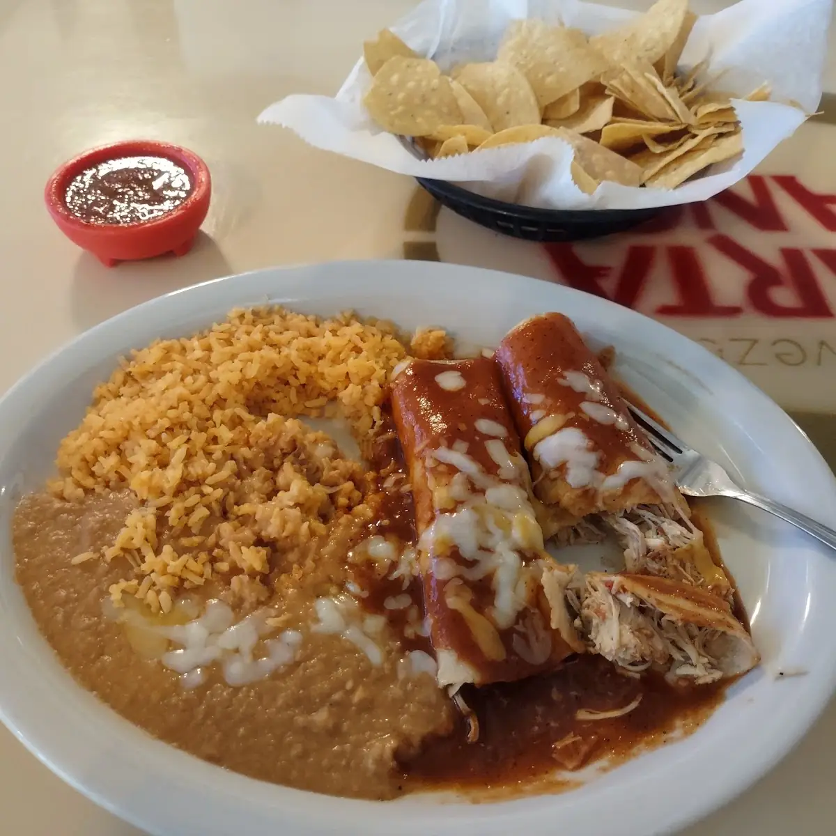 Chicken Enchiladas