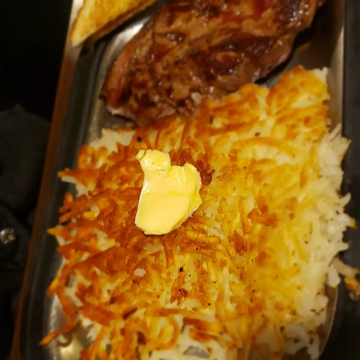 Steak and Hash Browns