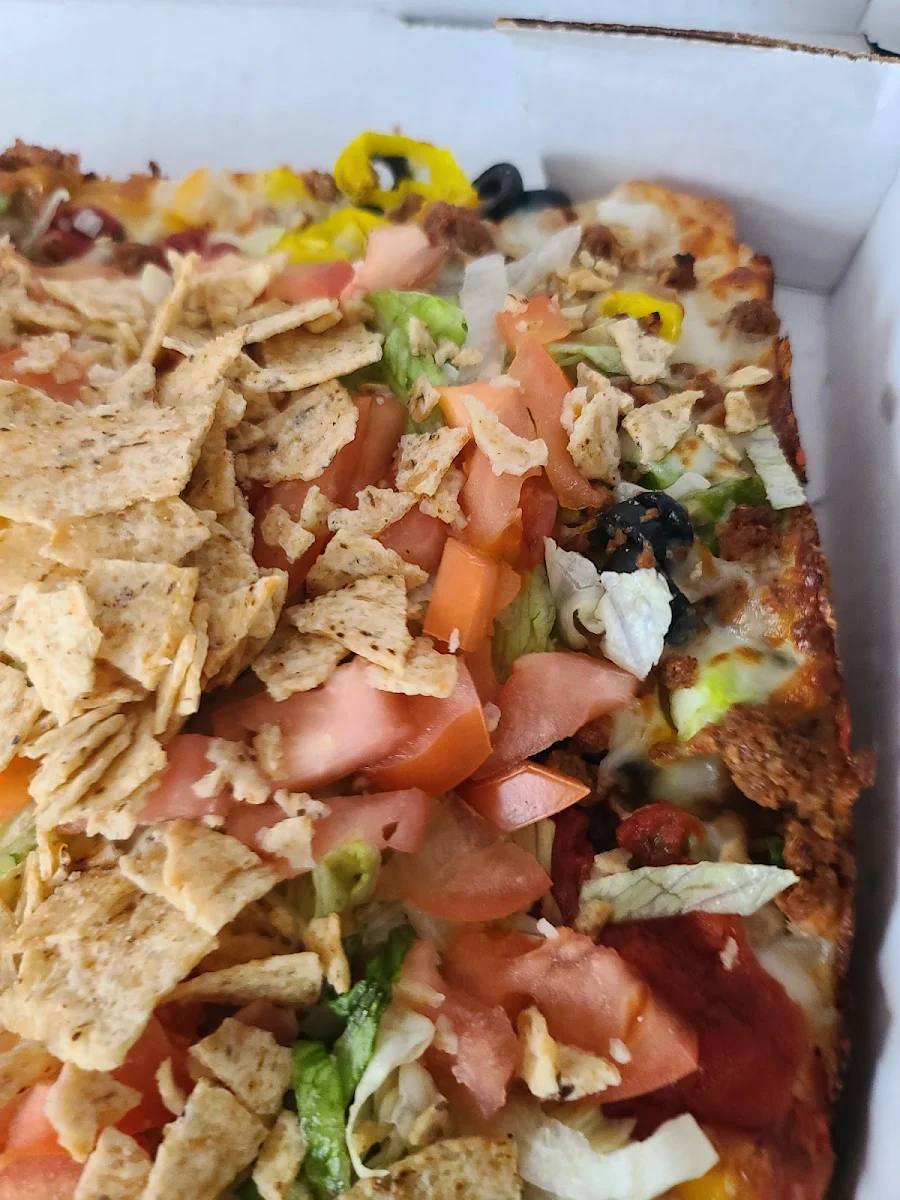 Deep Dish Taco Pizza
