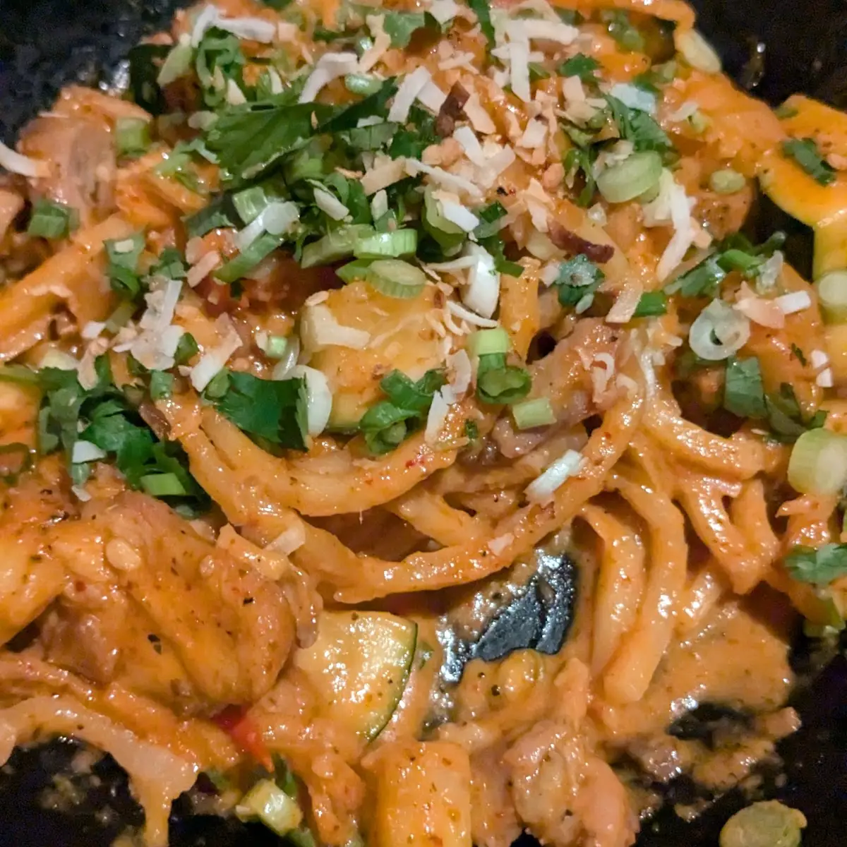 Red Curry Udon Noodles