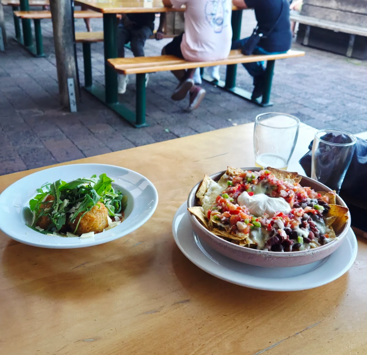 Vegetarian Nachos, Rails Kitchen