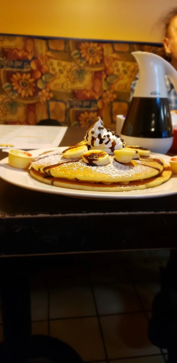 Chocolate Chip Banana Pancakes