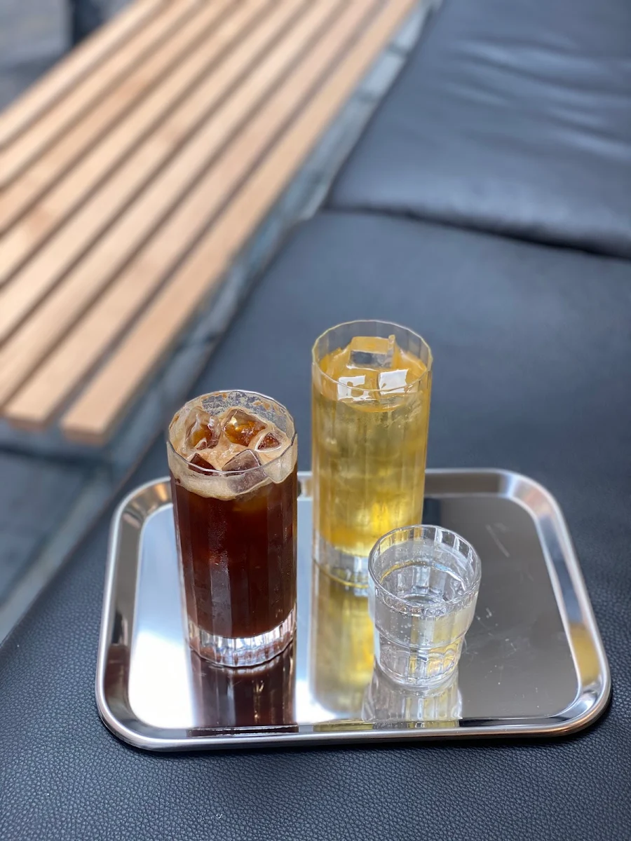 Iced Espresso Tonic, BENCH COFFEE CO. Lt Collins