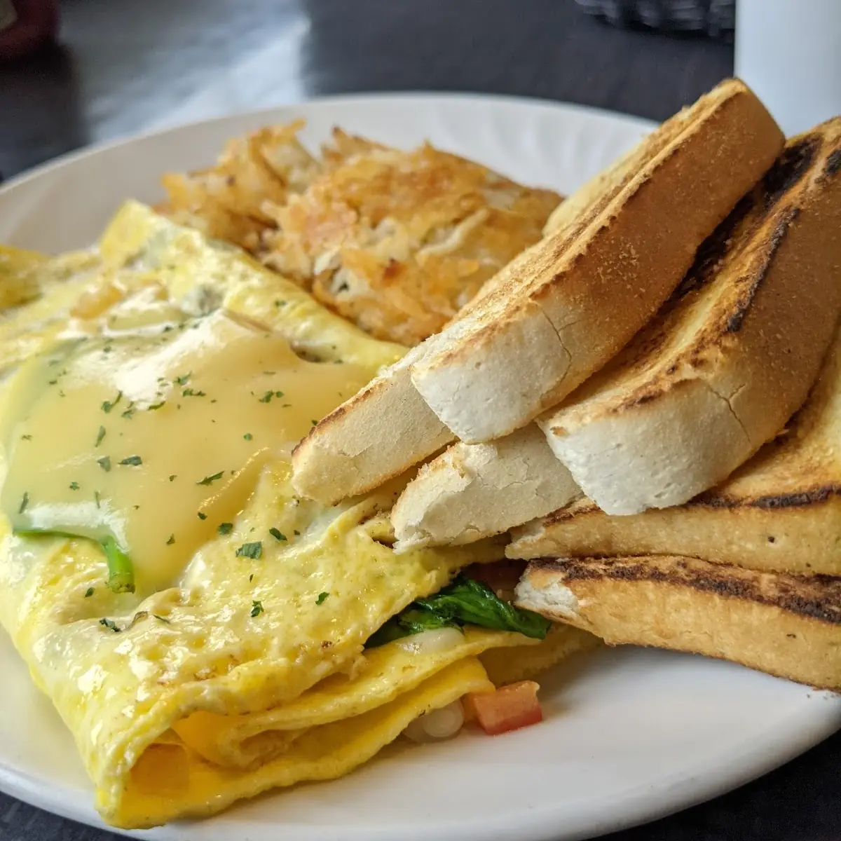 Spinach Omelette