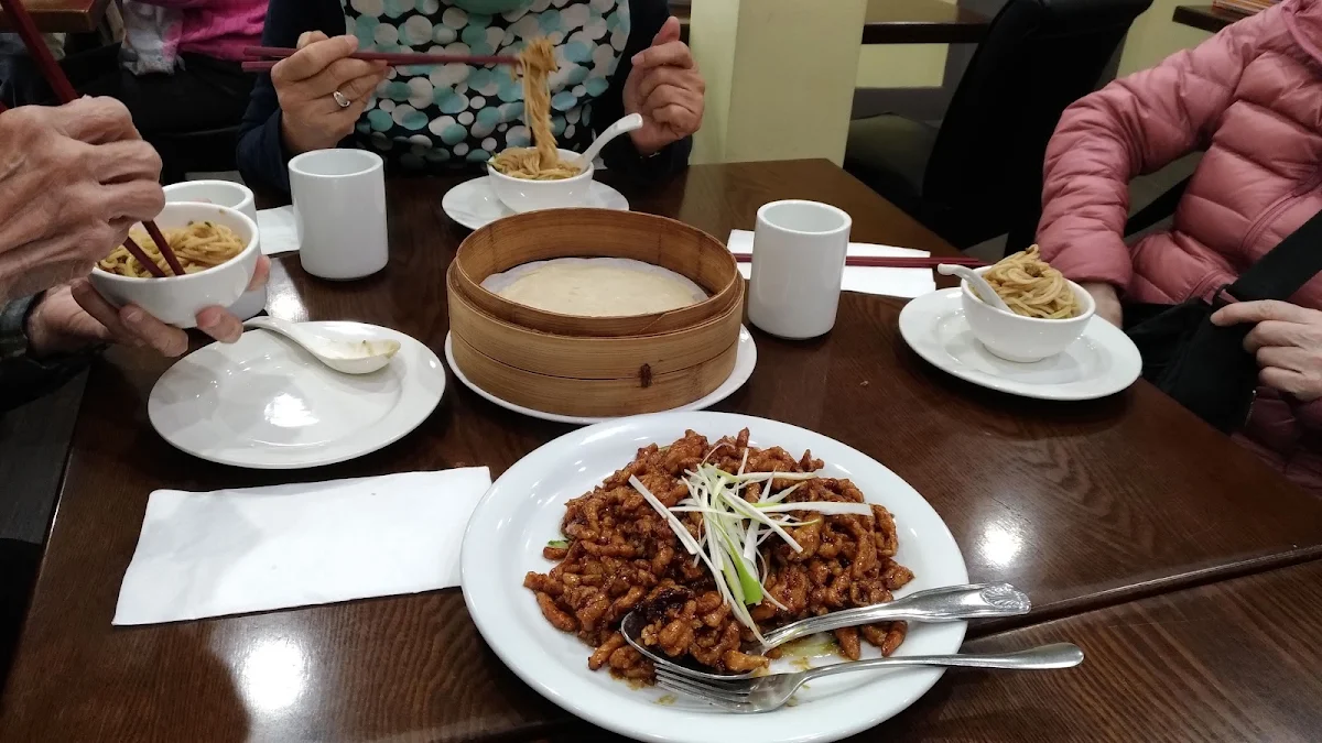 Stir Fried Lamb with Green Onion, Jasmine Flowers Cuisine