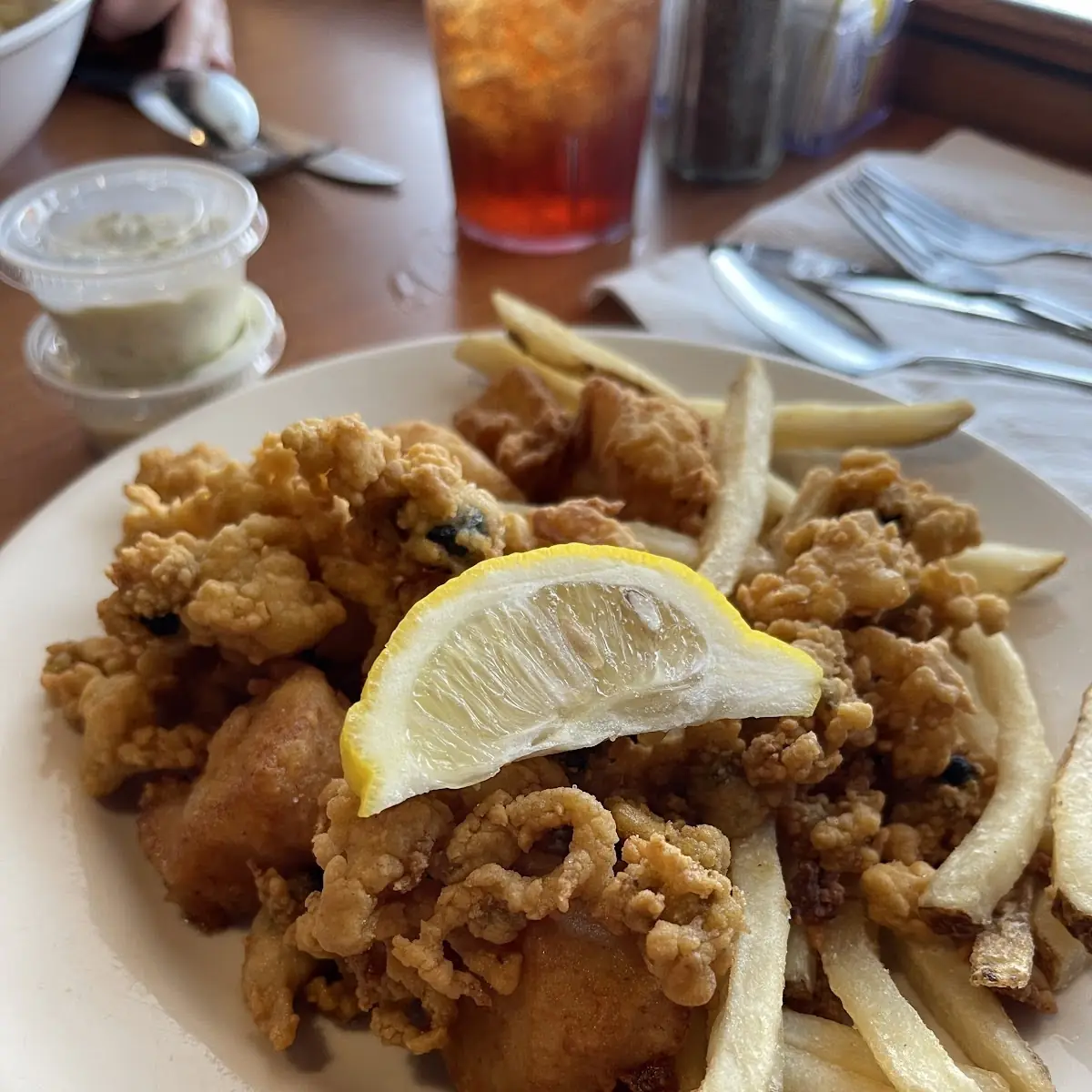 Fried Scallops & Clams