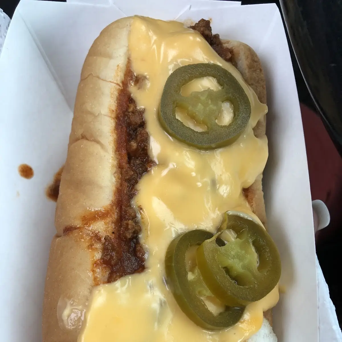 Hotdog w Chili & Cheese