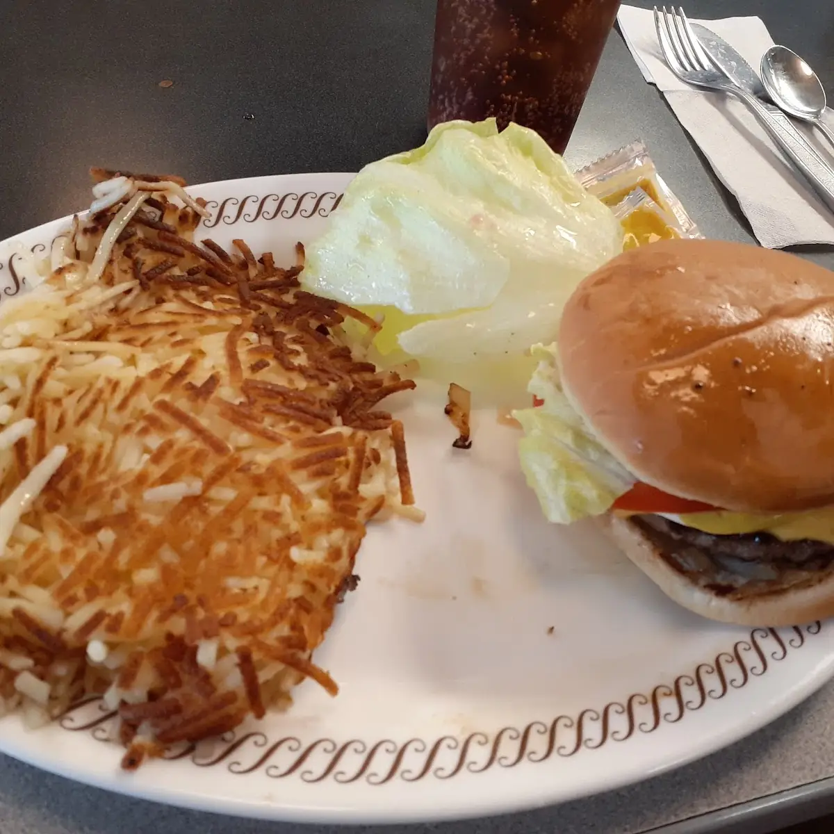 Hamburger and Hash Browns