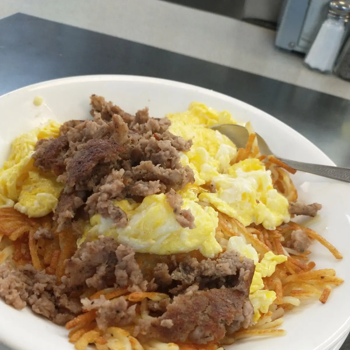 Sausage Hash Brown Bowl