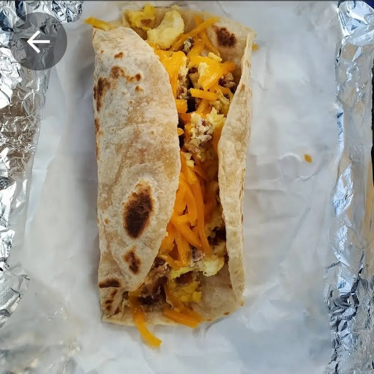 Bacon Egg and Cheese Taco