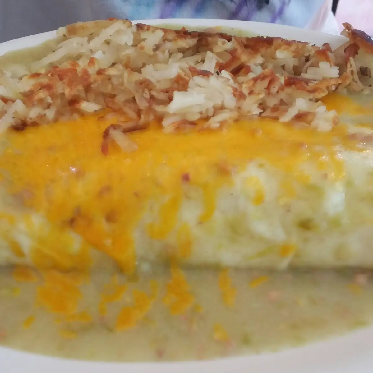 Smothered Breakfast Burrito