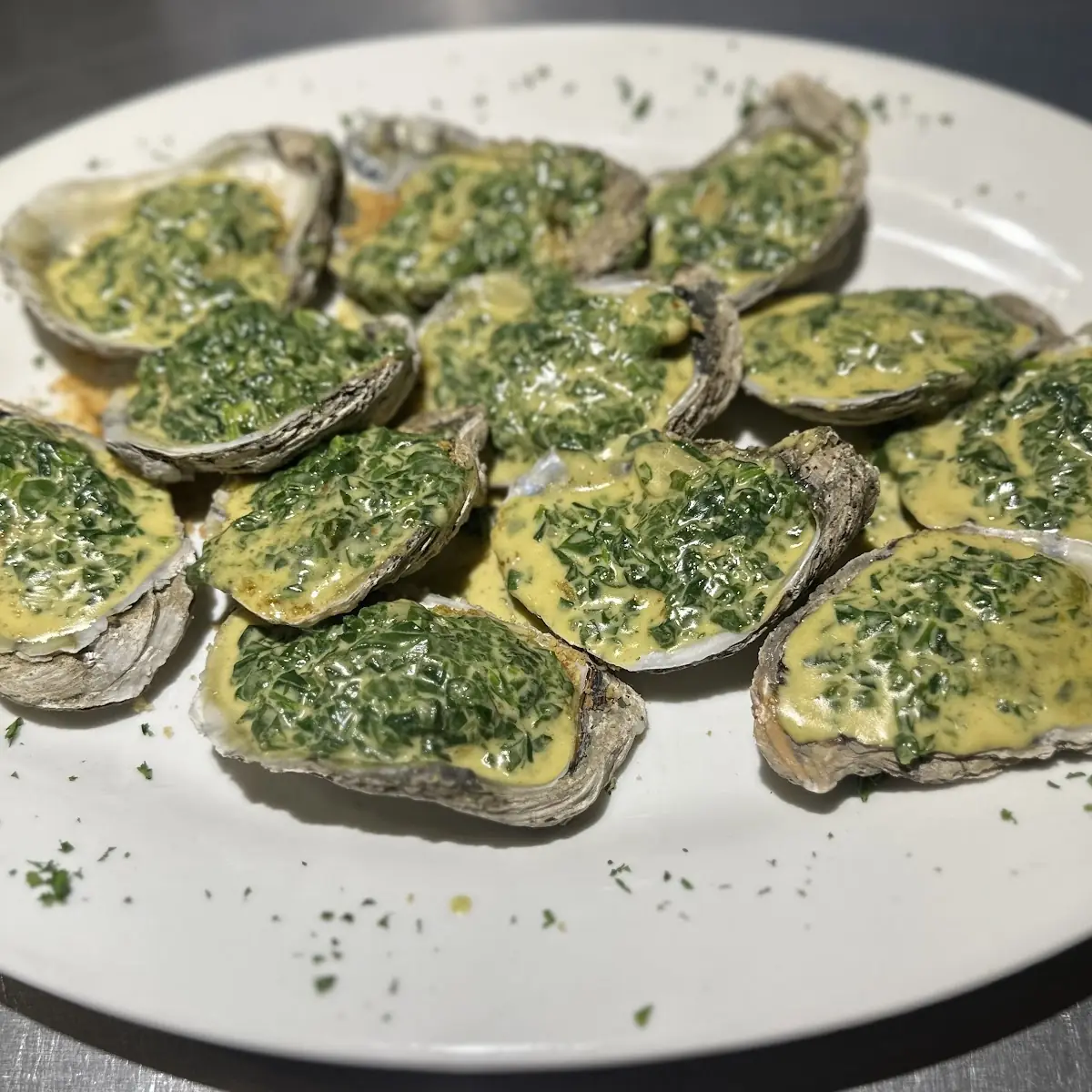 Oysters Rockefeller
