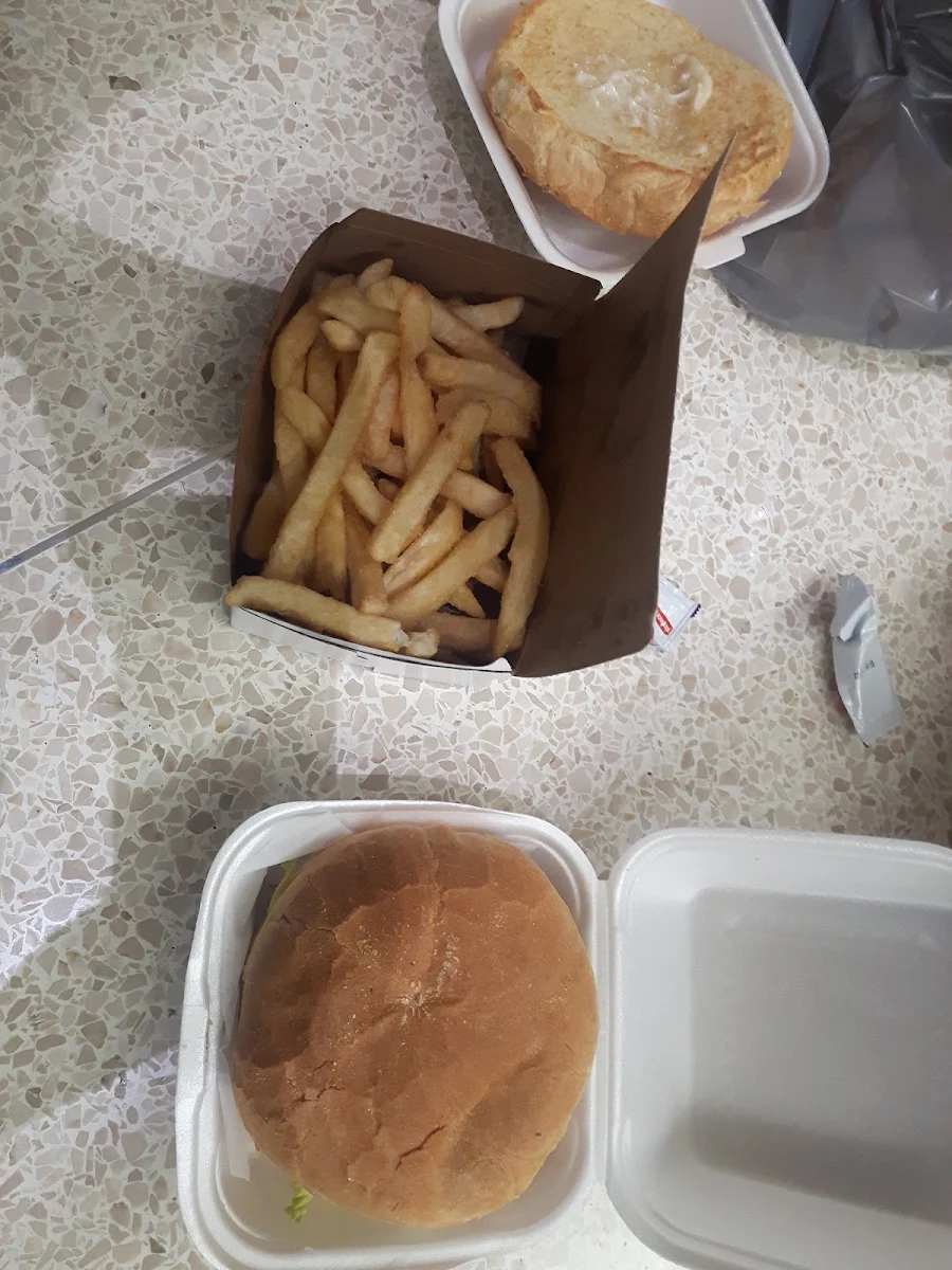 Chicken Burger and Fries, Wing Machine