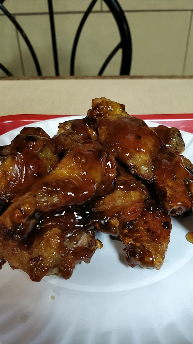 Honey Garlic Chicken Wings, Wing Machine