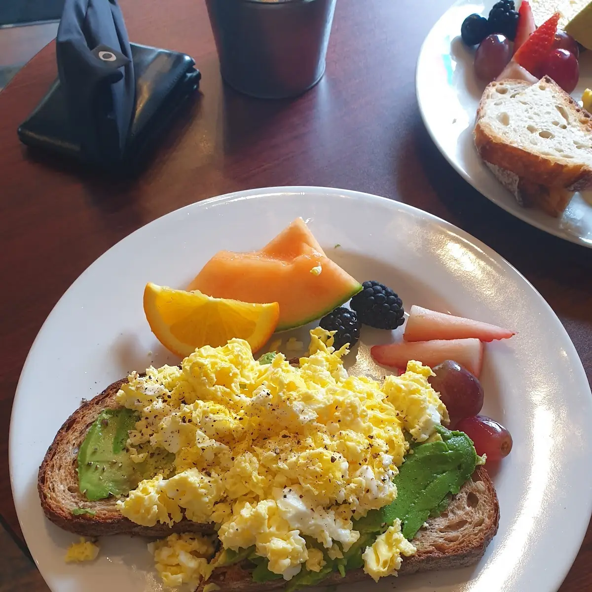 Avocado on Toast with Scrambled Eggs