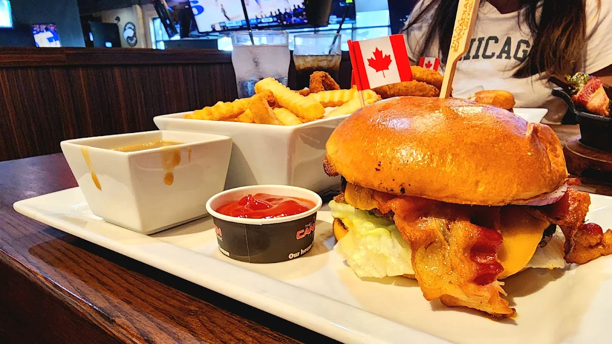 Canadian Bacon Burger
