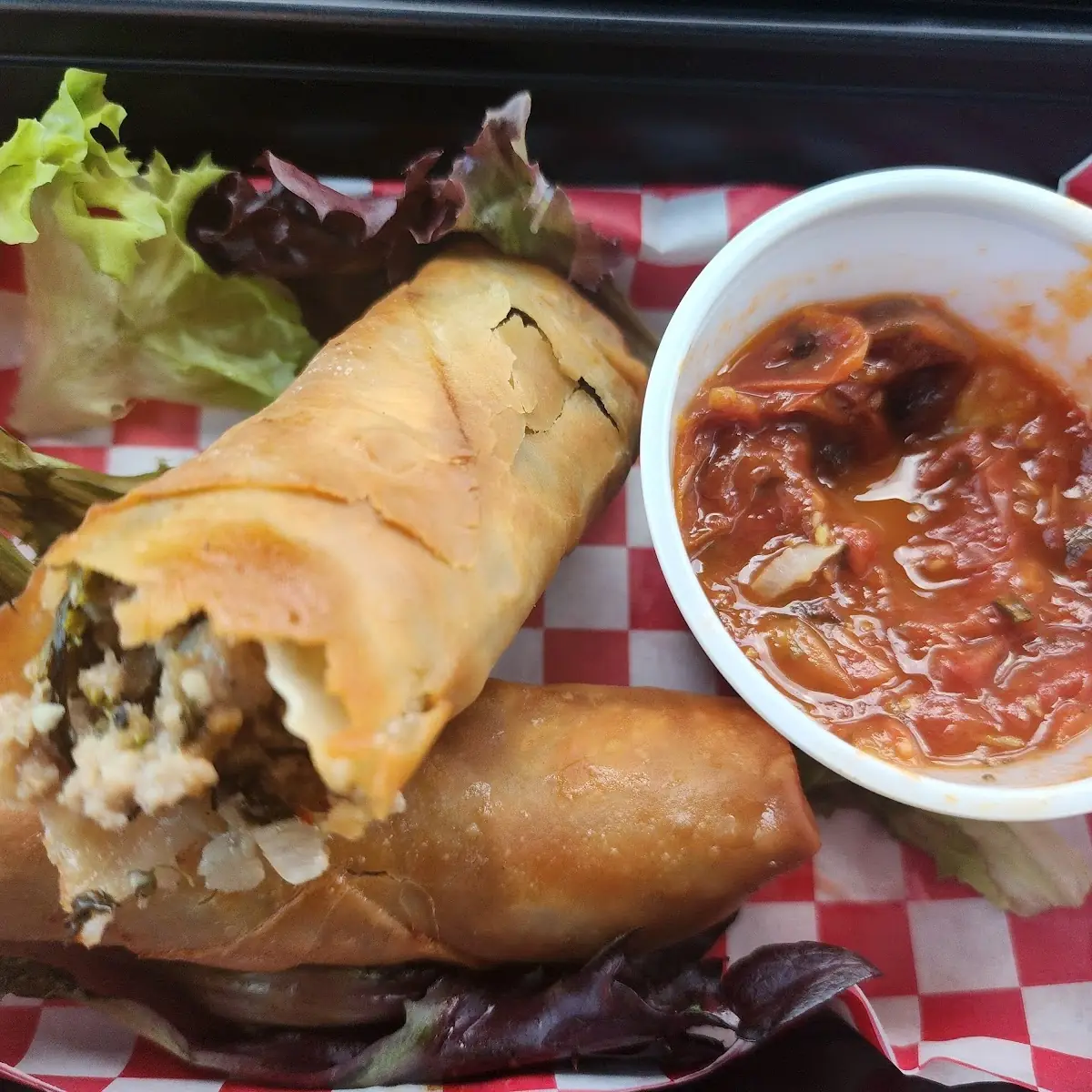 Sausage and Broccoli Rabe Egg Rolls