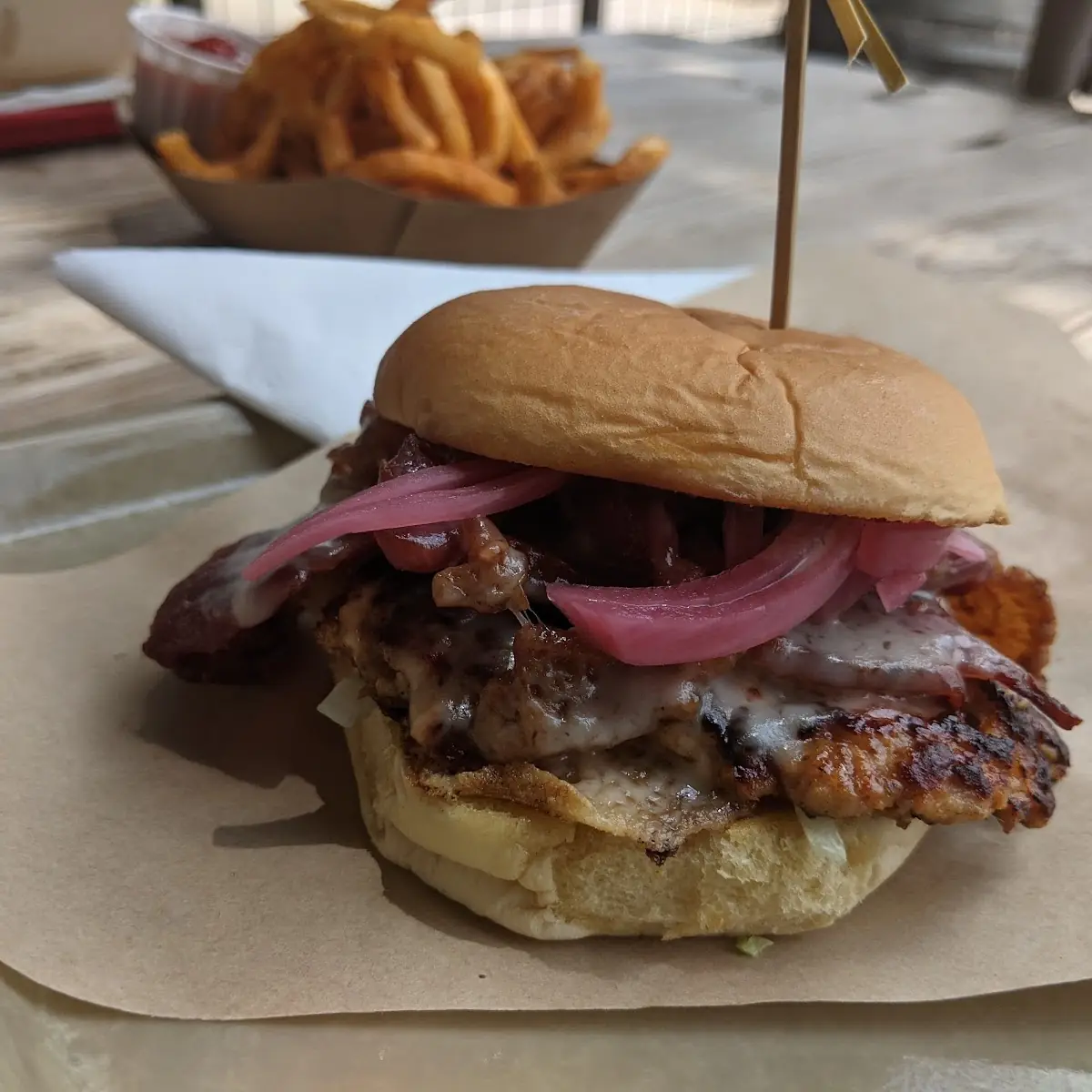 Chicken Bacon Ranch Burger