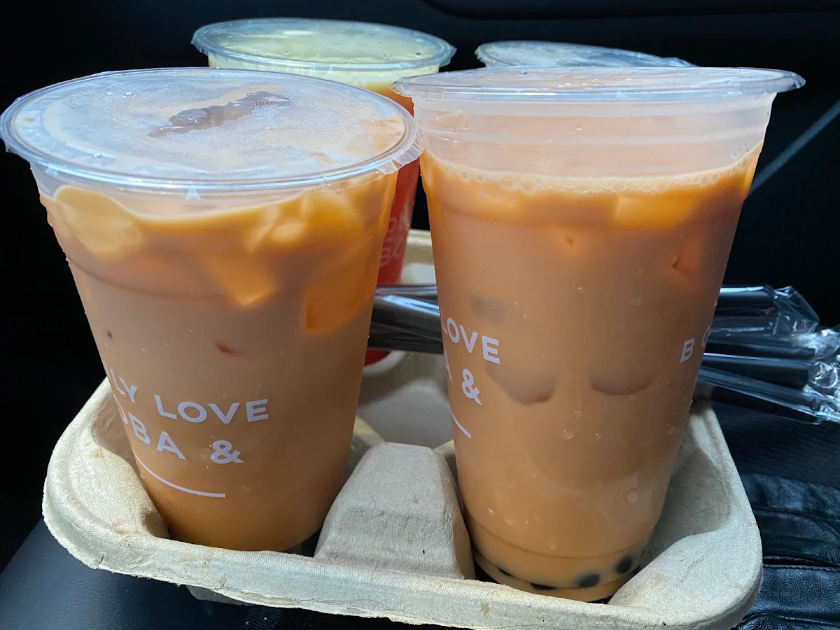 Thai Tea with Boba