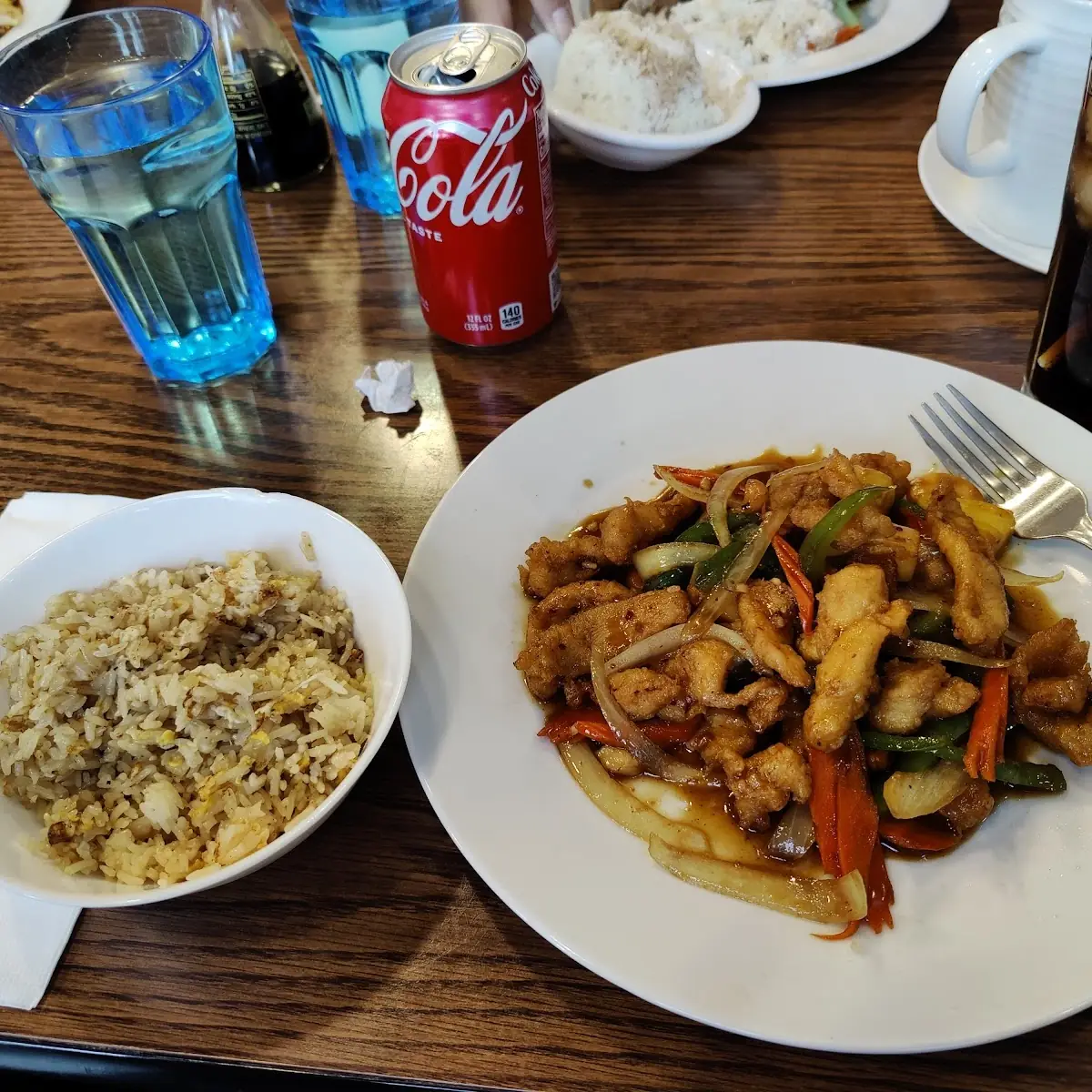 Pineapple Chicken with Fry Rice