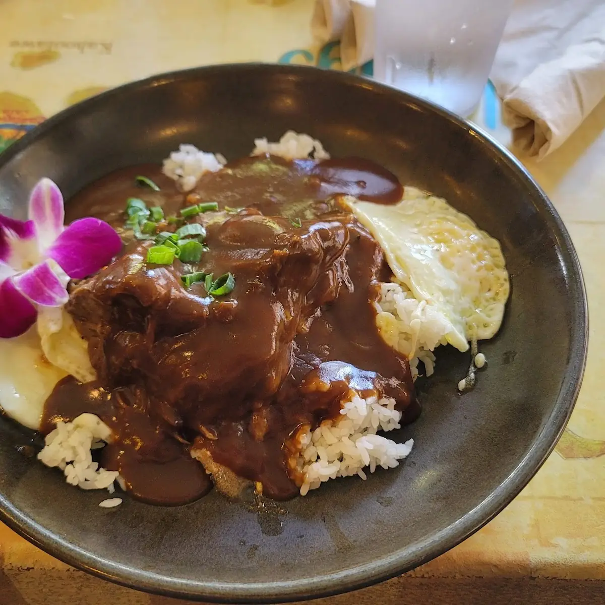Short Rib Loco Moco