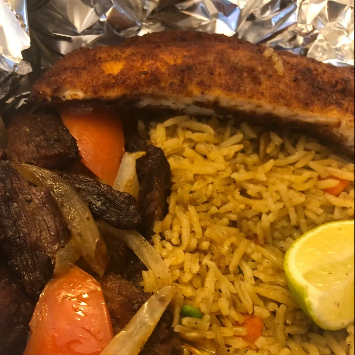 Fried Fish and Rice