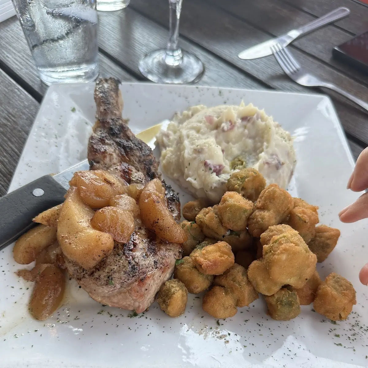 Fried Okra & Mashed Potatoes